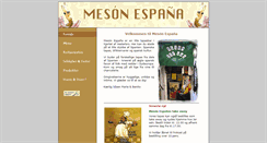 Desktop Screenshot of mesonespana.dk